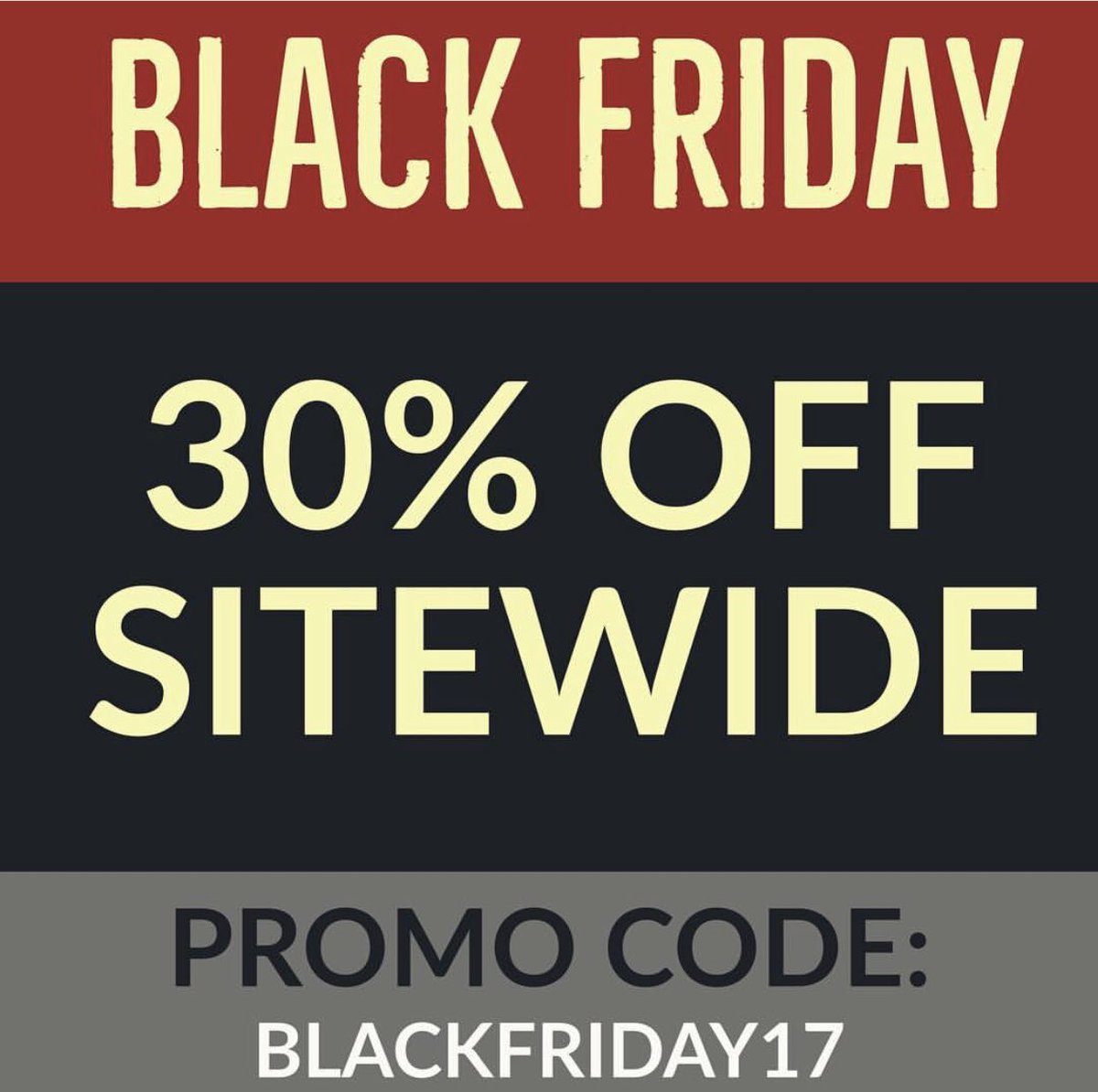 SouthernCrossAL's tweet photo. Save 30% on your #BlackFriday purchase. Use code “BLACKFRIDAY17” at checkout. https://t.co/F91wtM1snX https://t.co/8ZanNAvCz7