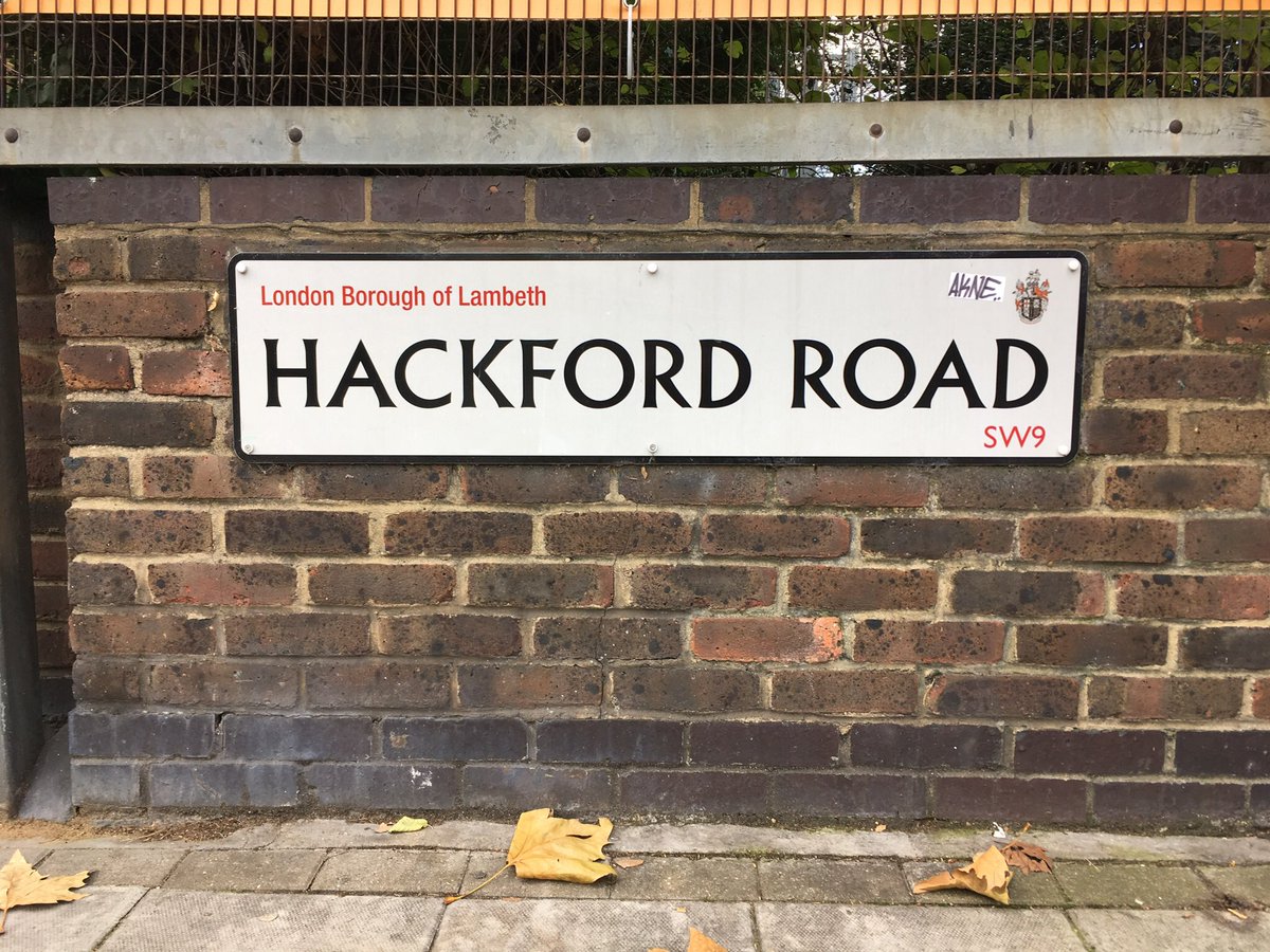 richardprice500's tweet image. Kennington Oval, Hackford Road signage, before and after @atelierwork’s project to deploy signs set in Albertus as a tribute to typographer Berthold Wolpe, who lived locally. By coincidence, I recorded the old signs in the mid-90s.
@TypeArchive #StructuredPerambulation 
#London