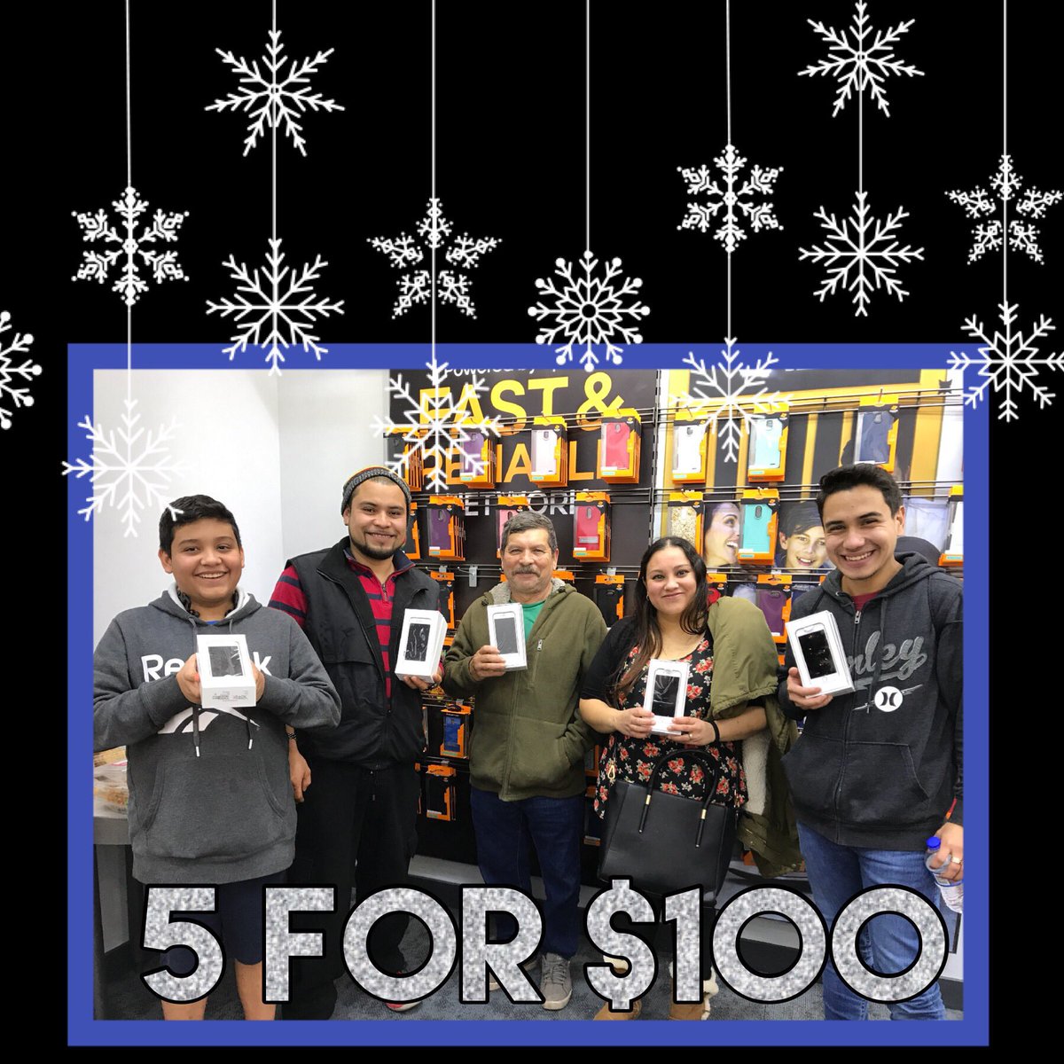 The Rodriguez family wanted to join the #Boostfamily! They said adios Metro, TMO, and Straight Talk and took up the best value in wireless! #5for100 #blackfridayatboost #easytoswitch #easytosave #MTGmayfair