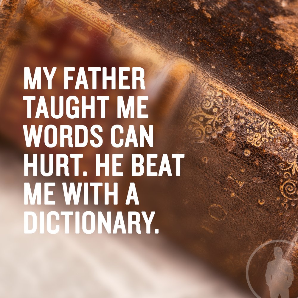 #wordscanhurt -> One for the books... #baddad #dictionary #standup #comedy #funny