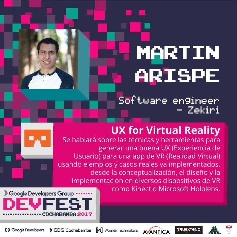 Tomorrow I''ll talking about how you can create UX and generate engagement between users and apps using great tools and techniques.
#GDGCochabamba
#GDGDevFestCocha17