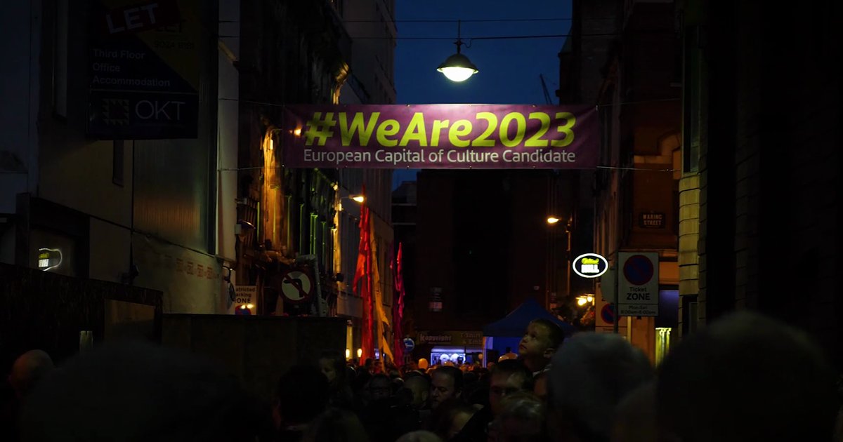 Update on the status of #WeAre2023 European Capital of Culture bid following yesterday's news and a message of thanks for all of your invaluable support: ow.ly/ynX930gNBNi