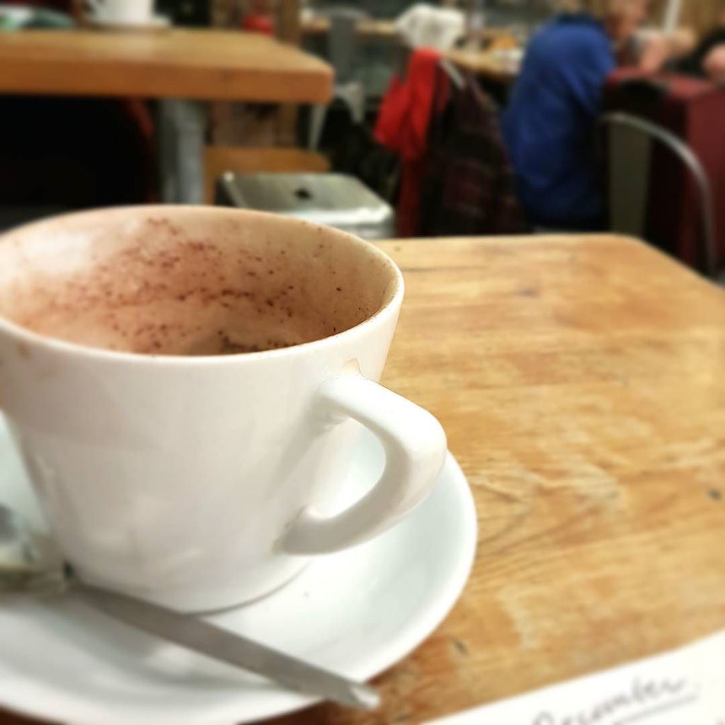 JuliaOgden's tweet photo. #madelocalmonth @bythelockhandmade Today's prompt is "feet up time" I have been flat out teaching and getting ready for #madebrighton tomorrow so I was glad for the chance to have a hot chocolate and some time with my notebook when I got off the train toโฆ https://t.co/8Nr6AhZQKI https://t.co/dmJHQSCo1D