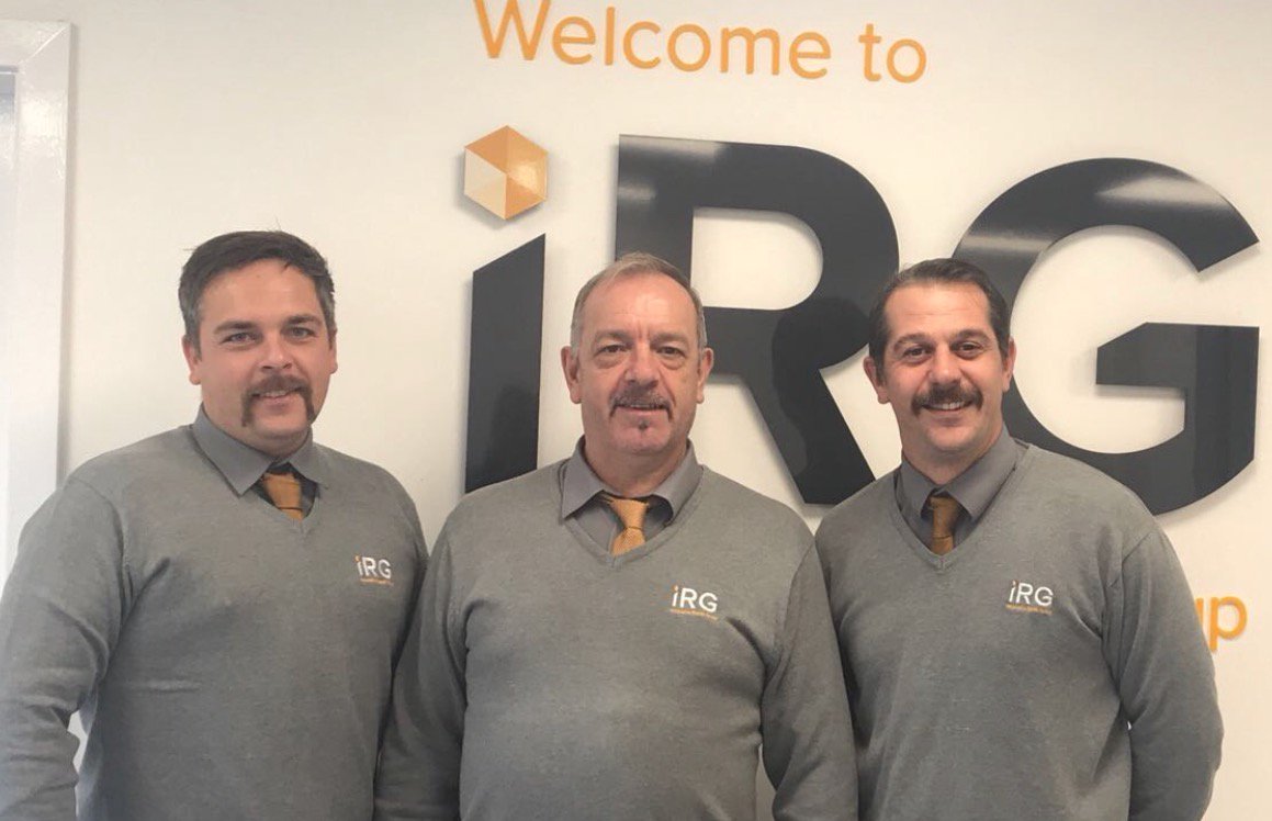 iRG_RepairGroup's tweet photo. Did you know that iRG Innovative Repair Group donates over ยฃ20,000 a year to local causes & charities? This month weโre raising funds for Movember! Our guys are doing a great job at growing some fantastic moustaches #FactFriday #TeamIRG #InnovativeRepairGroup #MovemberFoundation https://t.co/bhCZqBJGLy