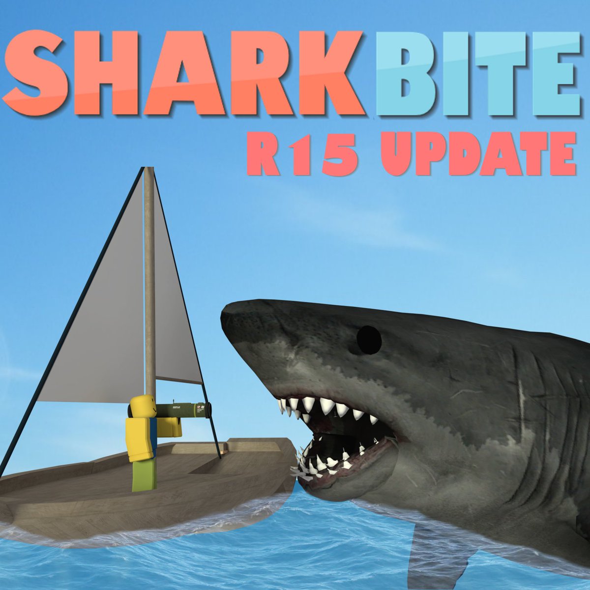 Simon On Twitter Sharkbite Now Has R15 Animations A New Smoother Looking Shark And Finally Collision Groups Thanks To Rblxopplo S Hard Work Thanks To Moh Rblx For The Dank Render Also Https T Co Natqv7zcyr Https T Co Tszuwly0wo - p2 sharkbite very short roblox youtube