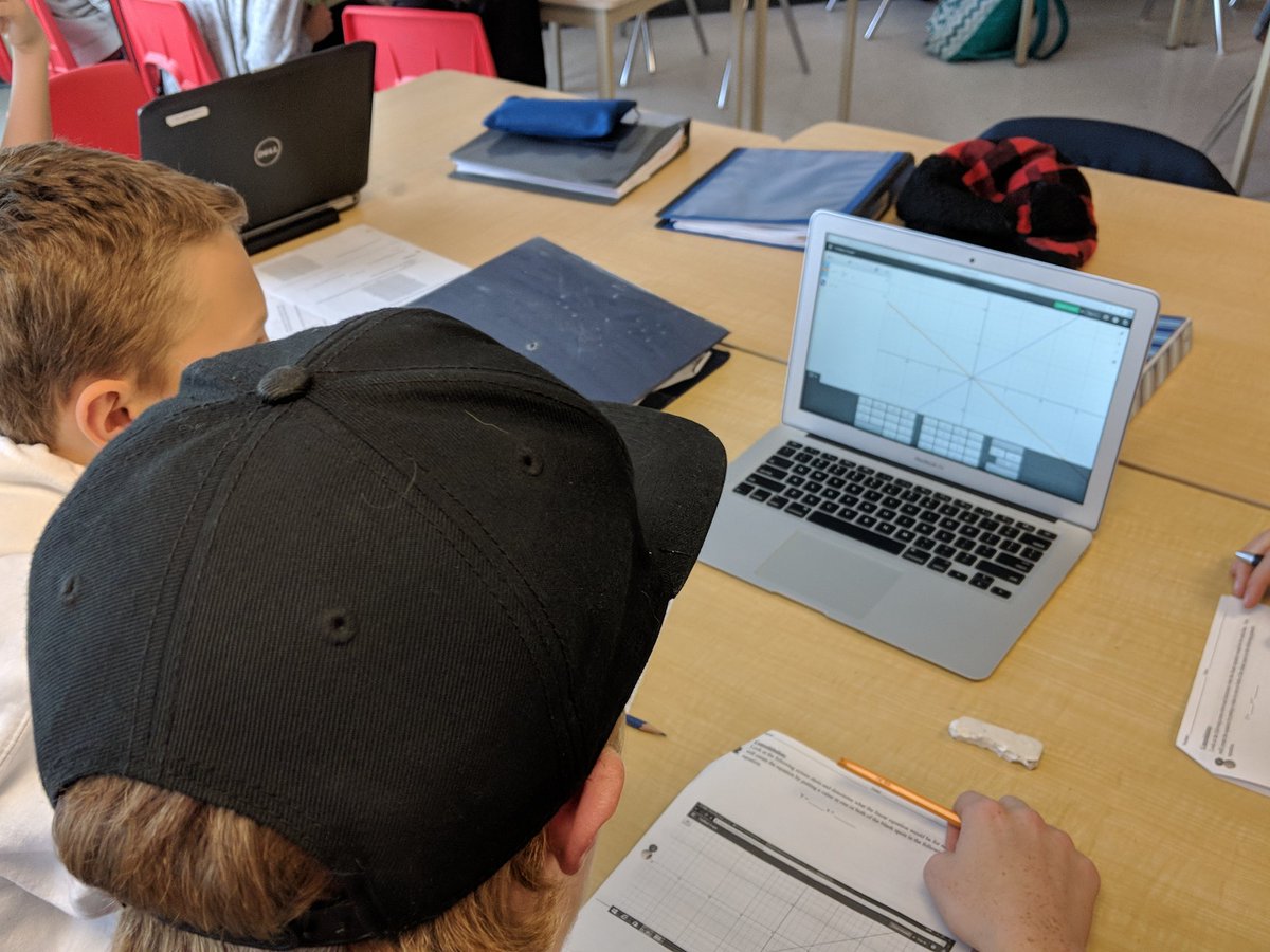 MrsMcCarthy9's tweet photo. Doing some linear exploring on Desmos and trying to figure out what in the world y=mx+b actually means. Any ideas? #scdsbmath @NPSSnews https://t.co/Bvdr4UupsF