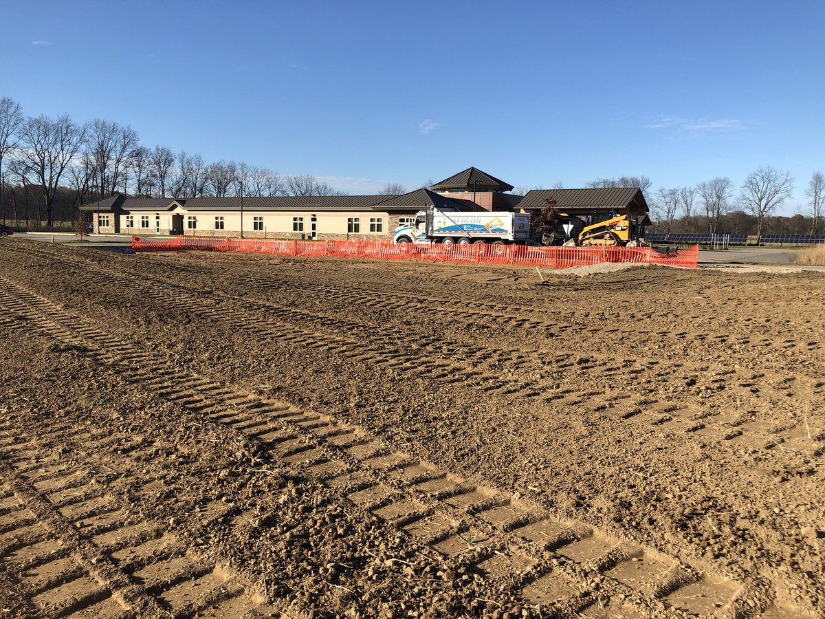 DigItExcavating's tweet photo. Harleyrake to prep for the slit-seeder and straw. #digginit #digitexcavating #cat299d #paladin #harleyrake #preseed #finalgrade https://t.co/psO9s6h4Uf