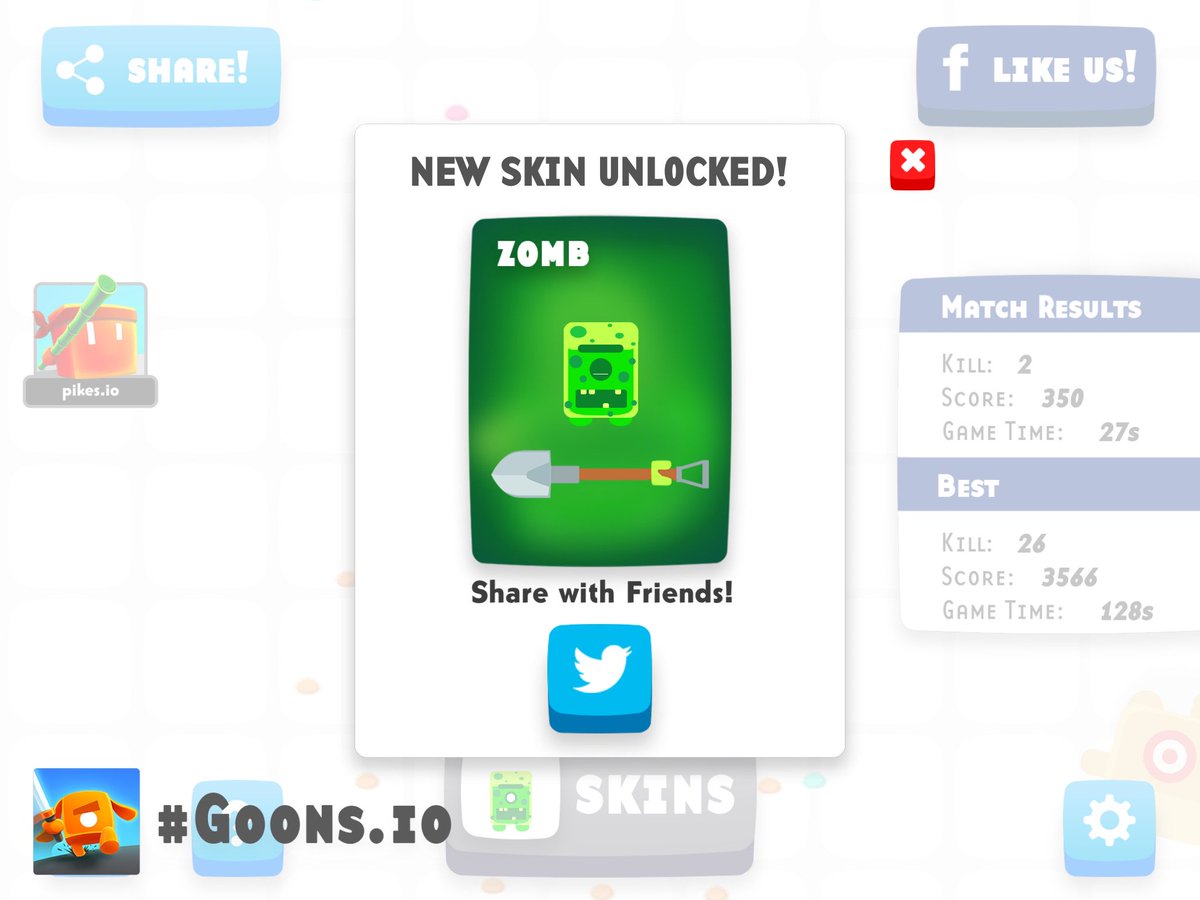 RetroAnimation's tweet image. Hey! Check out #goonsio ! I&apos;ve got a new skin ! itunes.apple.com/app/id12592878…@ @-Qg
 Gun.  K@ @X .?v GaMQ@#