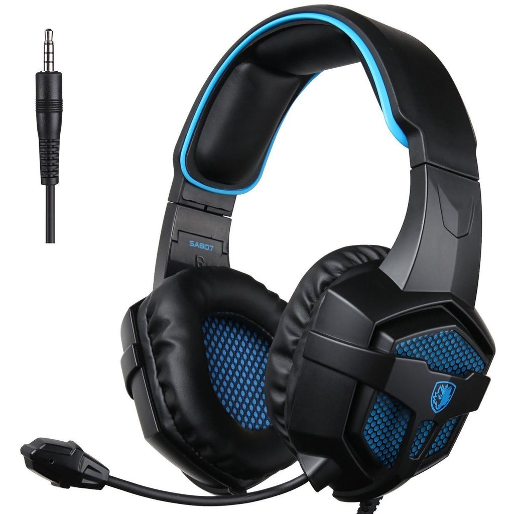findnuggets's tweet photo. SADES SA-807 PlayStation 4 Pro Xbox One S Stereo Headset Over-Ear Gaming Headphones with Microphone for PC PS4 iPad Mobile Tablet Mac (Black &amp; Blue) - $19.99 #amazon #deals #amazondeals #nugget https://t.co/v9gye5RHyC https://t.co/ZfTRGJIbyD