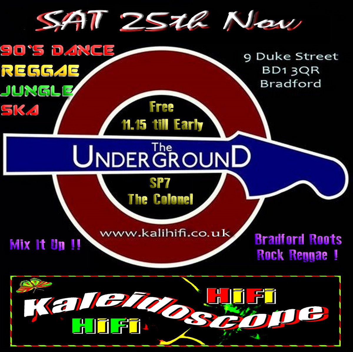 Iain_SP7's tweet photo. Tomorrow Night The Underground Bradford KALI HiFi , Early Hours Crazy fun & Music ! Hot Hot Hot under the Starry Skies ! Fyah & Delight π―π²π₯π₯#kalihifi #bradfordmusic https://t.co/NwwJrWTkI6