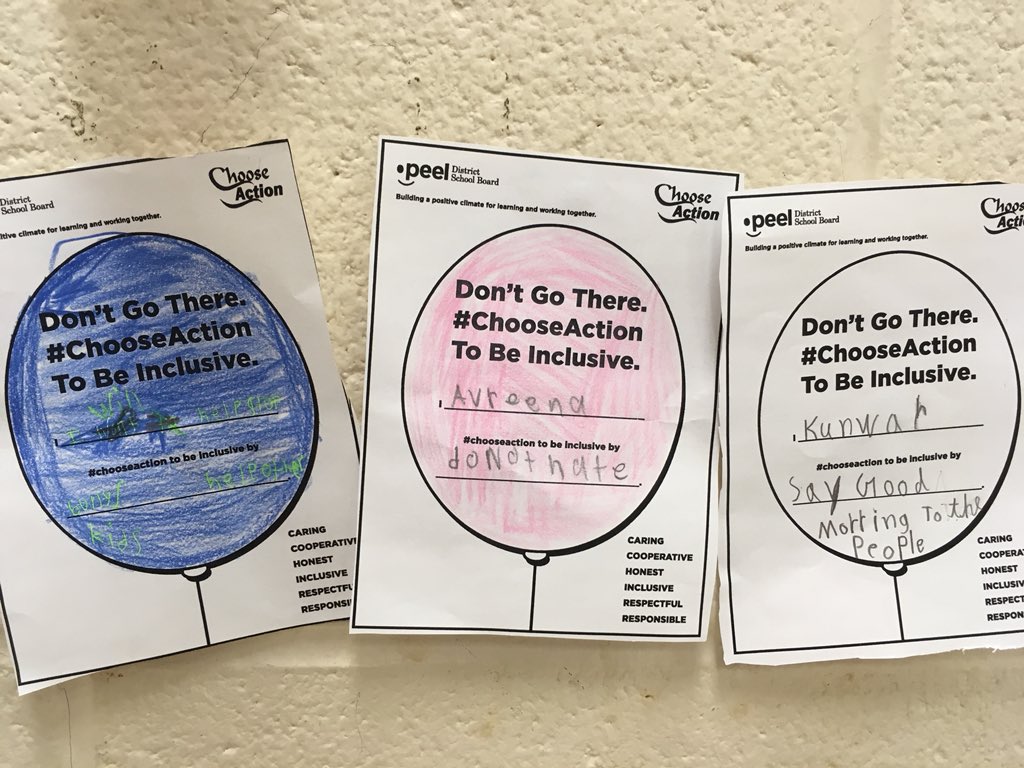 MsBucknamsClass's tweet photo. We #chooseACTION to be inclusive and prevent bullying. @WesterveltsPS https://t.co/aSWeEnr6vk