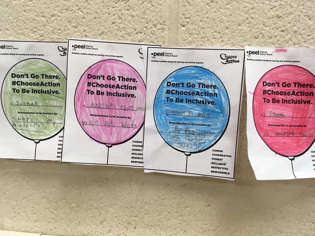 MsBucknamsClass's tweet photo. We #chooseACTION to be inclusive and prevent bullying. @WesterveltsPS https://t.co/aSWeEnr6vk
