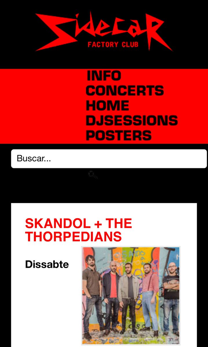 Ens veiem a la <a href="/SIDECARbcn/">SIDECAR Factory Club</a> el 9 de Desembre juntament amb els grans Thorpedians! sidecarfactoryclub.com/component/even…