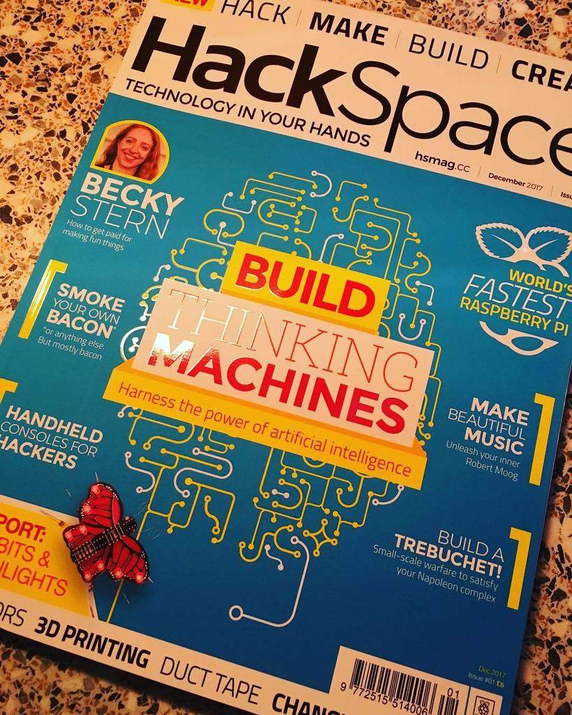 AlwaysComputing's tweet photo. So I get home after a long day to find this is in the post box. Well happy. Favourite bit so far is the four page spread sharing my love of #DuctTape!!! .
.
.
.
#HackSpace #HackSpaceMag #makerED #MakerTeacher #RaspberryPi https://t.co/IhkCdUFWUZ https://t.co/RFlYavoS34