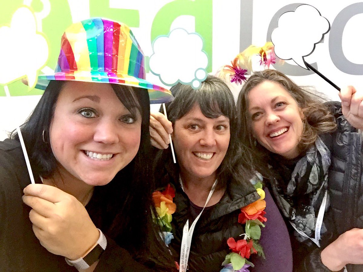EmmaCottier's tweet photo. EdTechTeam photo booth fun! Love the learning and connections!! #edtechteam @SD63RoyalOak @Adamsko67 @KyleGoy #sd63learn @LCE1015 https://t.co/QTQHjpqiRS