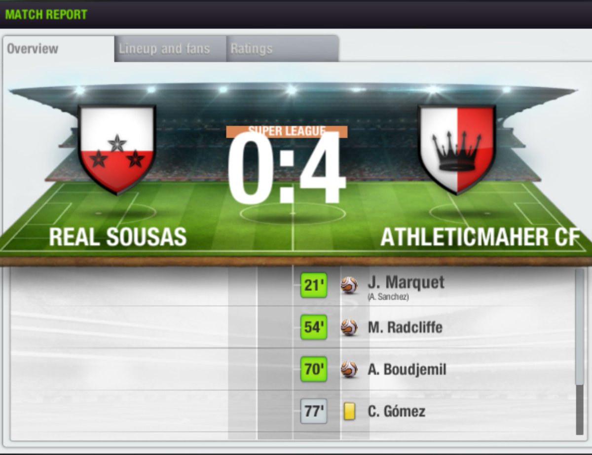 AthleticMaherFC's tweet photo. Win in the Super-League assures our Place in the Round of 16!
But a surprising loss in the League today, We put the past behind us and move On!
VAMOS ROJIBLANCOS!
#ATMSPL #ATMLiga #L26 #TopEleven #AthleticArtery https://t.co/qCK8L97CeF