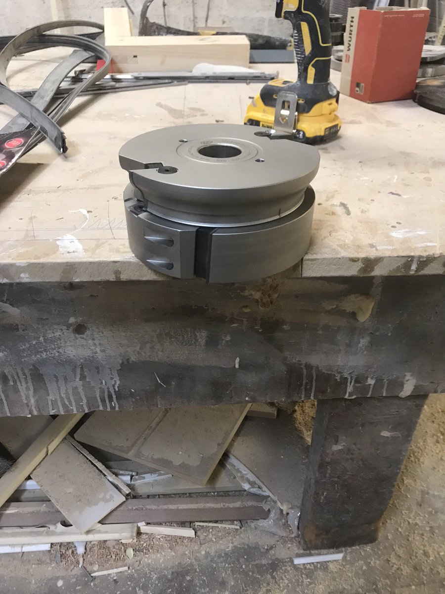CrookesJoinery's tweet photo. New tooling today ! Great little machines the r&amp;s tenoners with the updated motors and pneumatics https://t.co/EV36AnSLoP