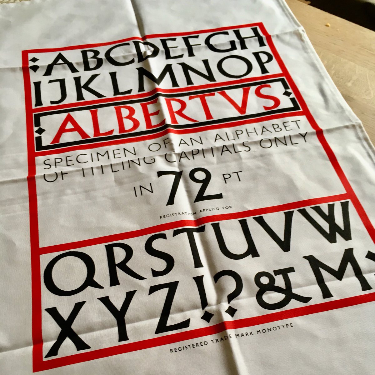 richardprice500's tweet image. But -of course- you need an Albertus tea-towel from the @TypeArchive - why are you even asking yourself the question? 
#StructuredPerambulation 
#London
#TypeThursday