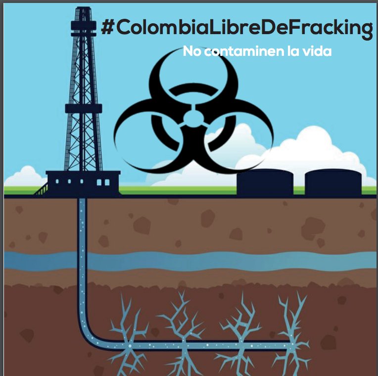 JulianRodrigeez's tweet photo. #ColombiaLibreDeFracking https://t.co/9Ft6NV5g7k