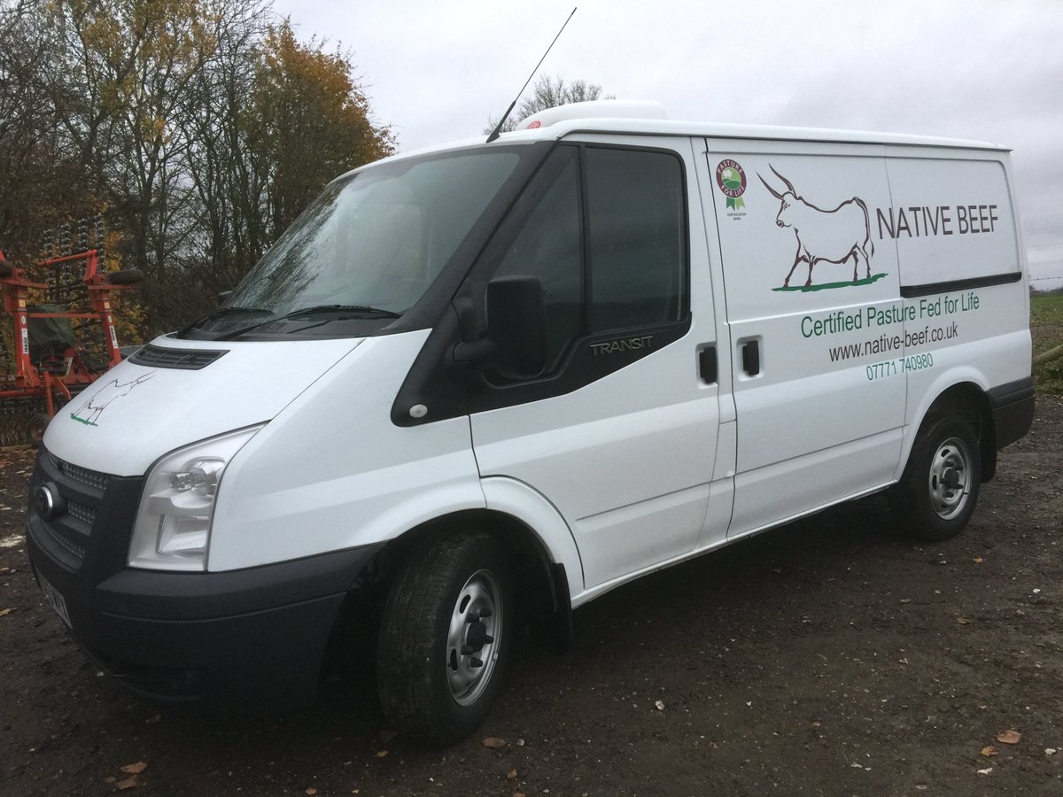 NativeBeef's tweet photo. Butchery/cold store and delivery van arrived this week at Bailey Hill Farm! New possibilities, very exciting! #pastureforlife https://t.co/ofxxiCzyDW
