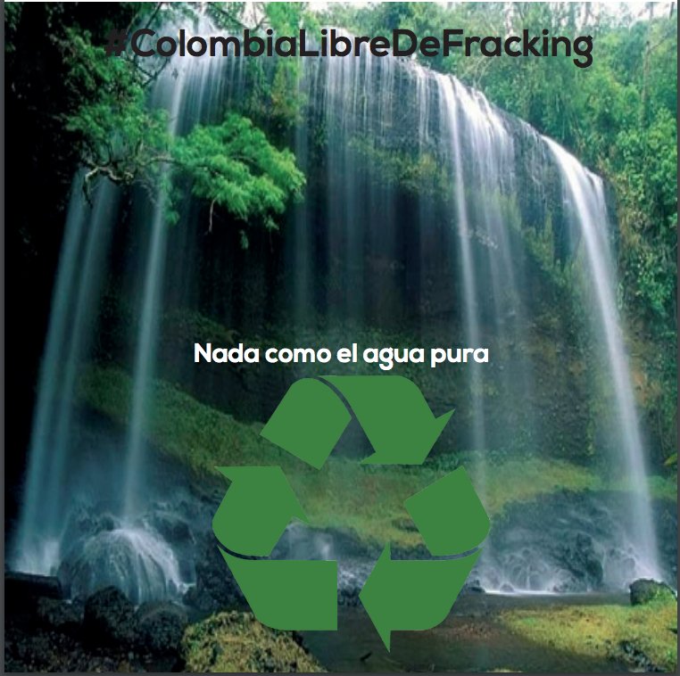 JulianRodrigeez's tweet photo. #ColombiaLibreDeFracking https://t.co/h16zM2TYY3
