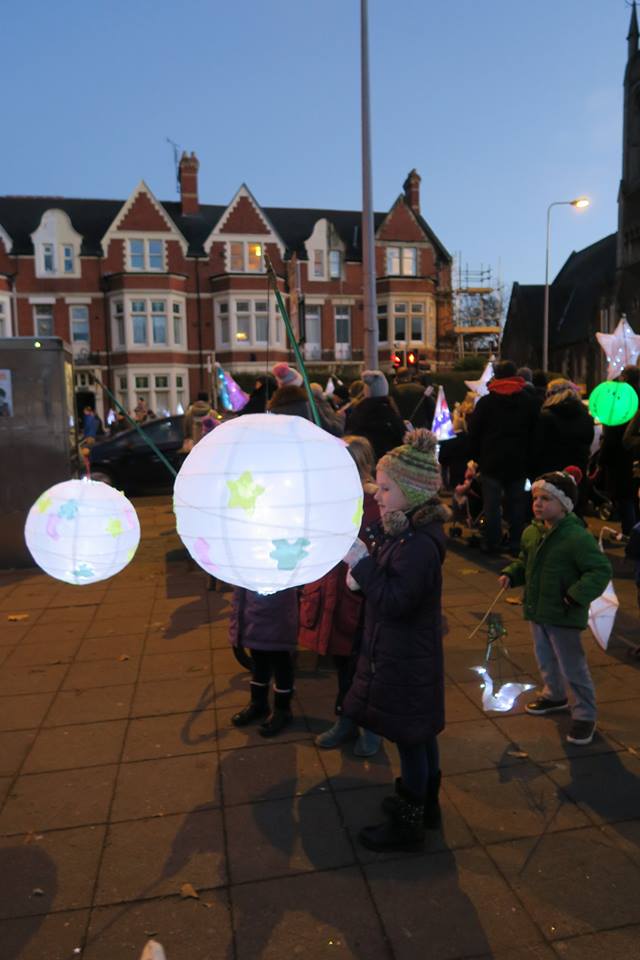 roathlanterns's tweet photo. Got a spare paper lampshade at home? Pop some battery LED fairy lights inside and you've got yourself a lantern for the Roath Lantern Parade! hope you can join us - it's free to come along! https://t.co/7VWxtZDQ4u