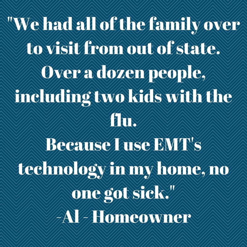 XtremeMicrobial's tweet photo. The #holidays mean visitors, and visitors can bring illness, but your protected with #EMT! https://t.co/vvU7HPX4gT