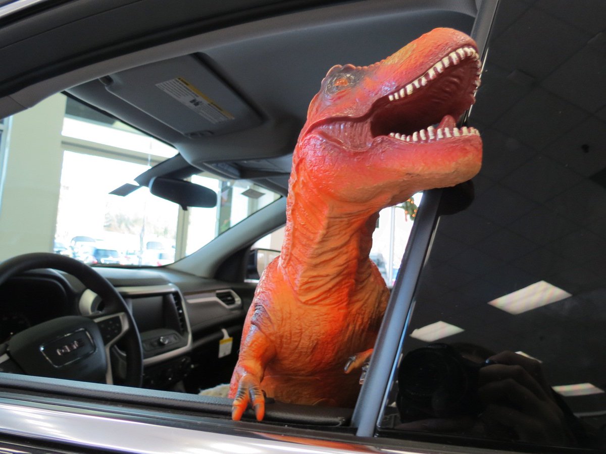 Key_Burlington's tweet photo. Meet Billy, he's an orange t-rex who stands at an impressive 13 inches tall. Billy loves kayaking and road trips with his dad. This December he's going on tour in holiday gear in a special video series. Spot him on our Facebook page for a chance to win some great prizes! https://t.co/evJ8MD3YVV