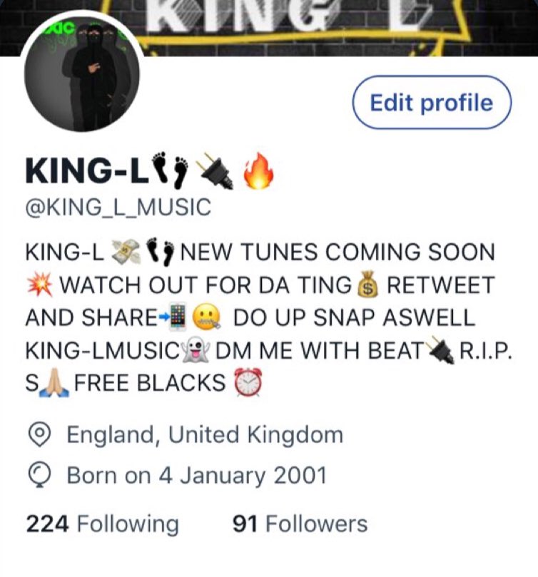 RepostRap's tweet image. “Young Rapper Coming Up From The Streets💯FOLLOW ALL SOCIALS FOR VIDZ🎥CLIPZ🎬RAW BARS🔥REAL LYRICS💥and VISUALS👁👁” @KING_L_MUSIC