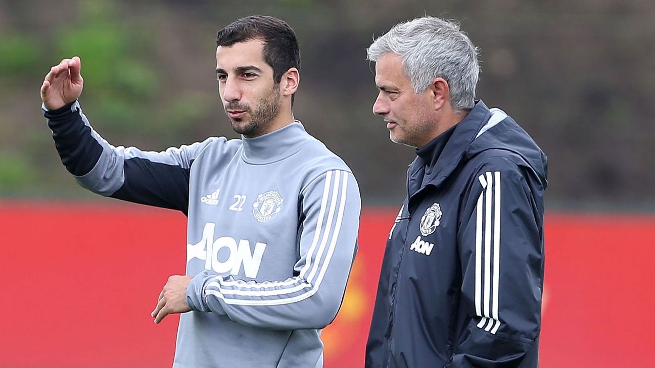 Cartola armênio acusa Mourinho de 'dar gelo' em Mkhitaryan no United - ESPN