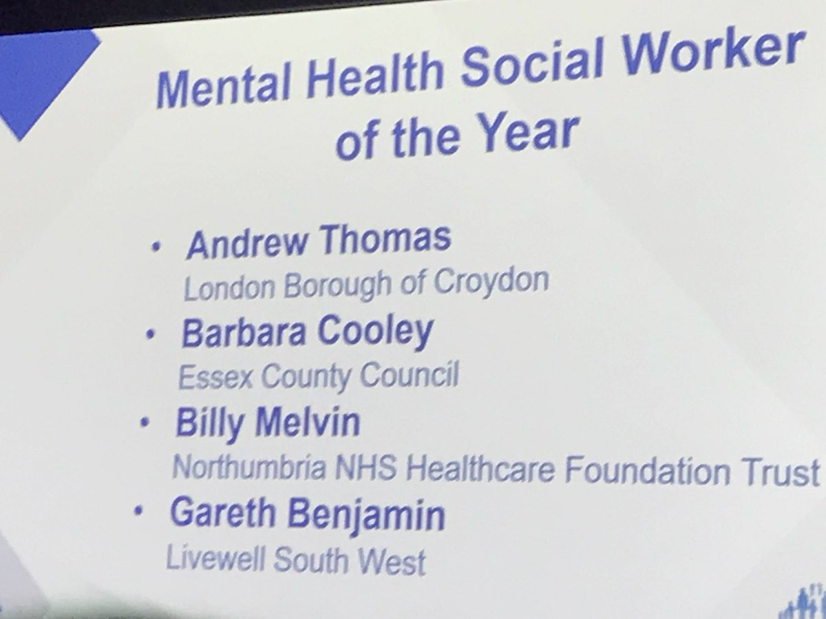 AngieBartoli's tweet photo. First category mental health social worker of the year #SEA2017 https://t.co/nv59eF0VPR