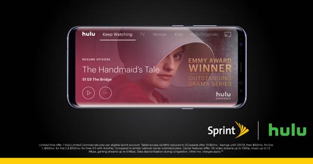 Sprint gives you the BEST price for Unlimited. NOW it includes the TV you love, with Hulu. TV that works for me  <a href="/rlantagne21/">Ryan Lantagne</a> @SPG_TSoders
