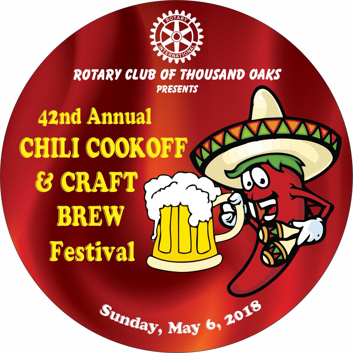 TOChiliCookOff's tweet photo. Mark your calendar for the 2018 Chili Cook-Off - Sunday, May 6th. NEW THIS YEAR: A Craft Brew Festival!! https://t.co/P7Y3VDt3Qf