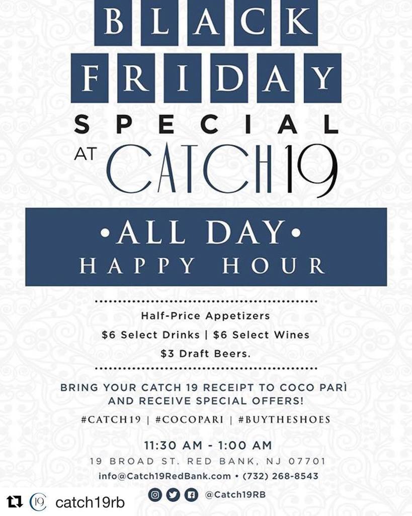 bearchicken1982's tweet photo. #Repost @catch19rb (@get_repost)
・・・
Take a break from the shopping and stop by Catch 19 for all day #HappyHour! Visit our website to make your reservation. (Link in bio) https://t.co/qfMoYcvACg https://t.co/ccQrByjwgH