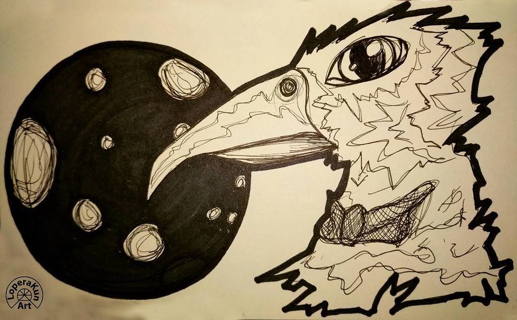 LoperaKun's tweet photo. Te crow and the moon is my drawing #269 of the year. #2017purpose. #markers #copic #agoragallery #artfido #artsanity #dailysh #dailyshare #Graphicoftheday #godd #kanvasroom_ #picsart #shareart #artfido #drawing #PicsArt #PicsArts #draw #illustrator #ink … https://t.co/HHO1CxEZ7b https://t.co/VpSwsHW0kD
