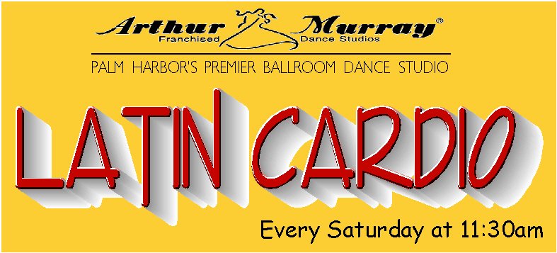 arthurmurraycw's tweet photo. Join us for Latin Cardio @11:30am and Stretch &amp; Balance @12:15pm.  Classes are open to the public for $8/class or $15 for both.  Active semester students are welcome to enjoy groups and parties complimentary. https://t.co/ogMBNPU0M5