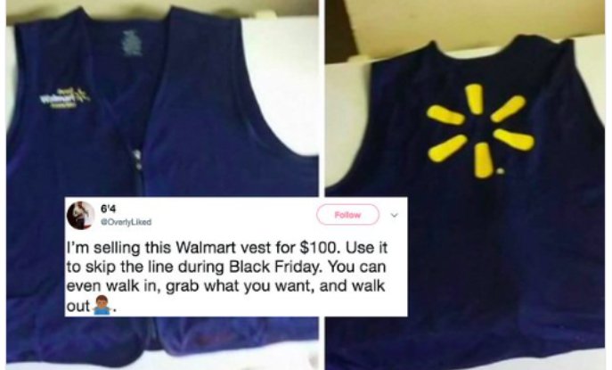 AccessCountry1's tweet photo. Hello Black Friday shopping warriors!
Can you believe employees were selling their uniforms online -- to shoppers hoping to HOP today's LONG LINES⁉️  🙄😠 Good luck out there!

 🔛  https://t.co/ileuYYWSAE https://t.co/d7UQ7WmgVG