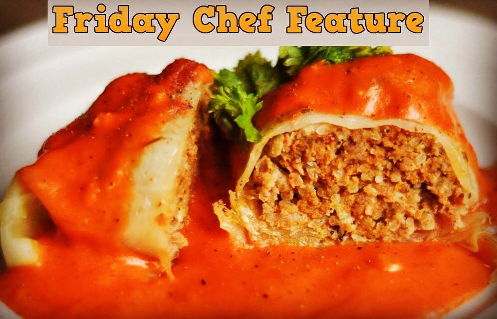 SpotOnYYC's tweet photo. Friday Feature: European Pork Cabbage Rolls scratch made by our European Sous Chef Maik! Choice of Side $15.99 https://t.co/DtGIlZGebM
