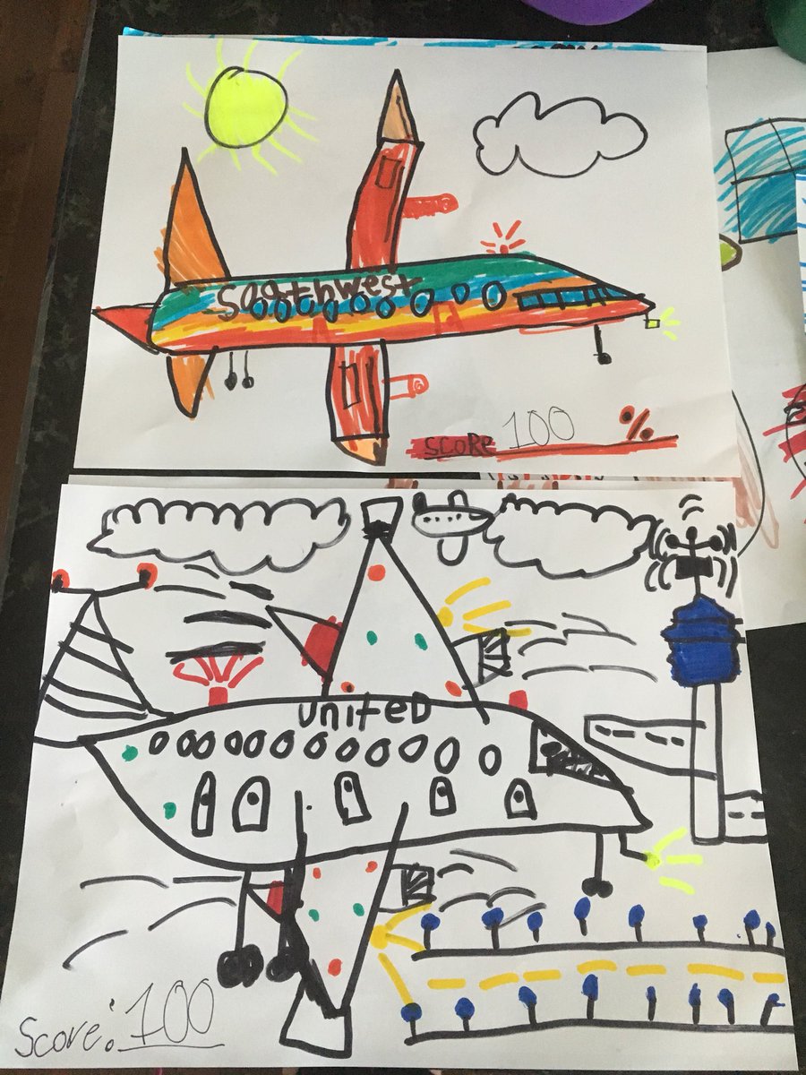 My twin boys are obsessed with airplanes and airlines haha <a href="/SouthwestAir/">Southwest Airlines</a> <a href="/united/">United Airlines</a>