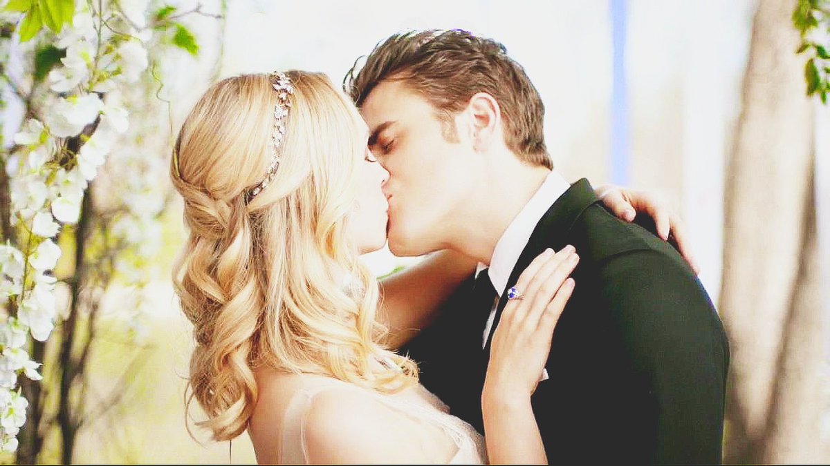 Stefan Salvatore &amp; Caroline Forbes

"I promise you, I will not let anything happen to you."
"I will remember this moment for the both of us."