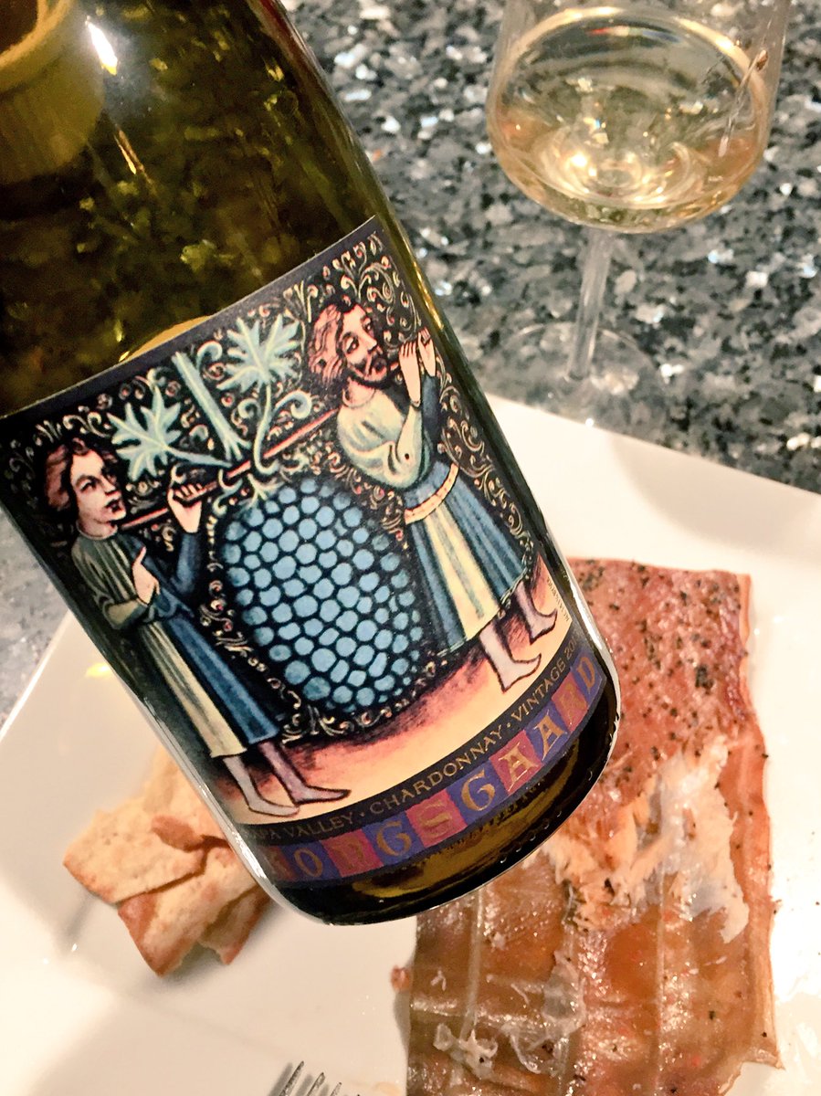 KathrynAndersen's tweet photo. Two favs: 2013 Kongsgaard Chardonnay and smoked arctic char https://t.co/9Rvw4Y7nIE