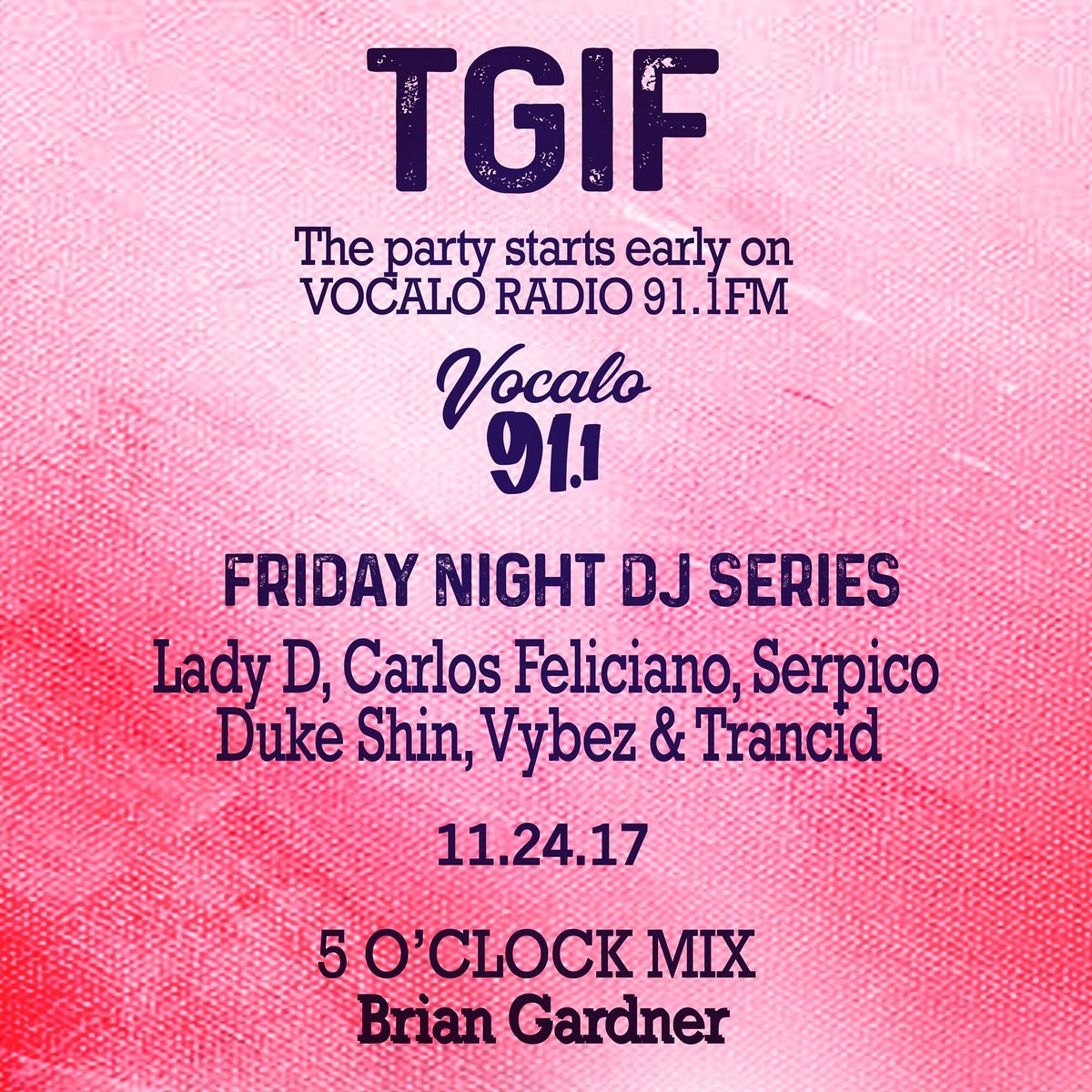 jessedelapena's tweet photo. Here we go! Getting ready to kick off this weekend! Tune in to @Vocalo Radio 91.1fm (5pm-12am CST) #5pmMix #FridayNightDjSeries https://t.co/Avz0FVebpA