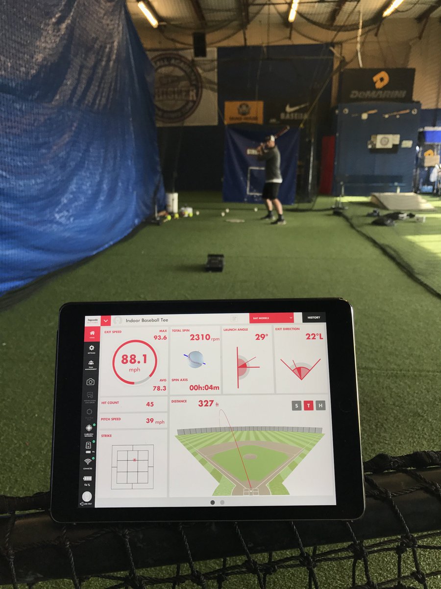rapsodo's tweet photo. The Rapsodo Hitting Monitor gives immediate feedback on the Rapsodo Application. Check out the Data Points! #RapsodoHitting #Rapsodo #LaunchAngle #ExitVelo #Distance #SpinAxis https://t.co/jKZ13AKQ7F