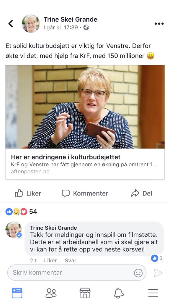 aresundnes's tweet photo. @ErikFossum @Venstre @norskfilm #arbeidsuhell - noen skrev en minus i stedet for pluss? https://t.co/ahF5fTNZua