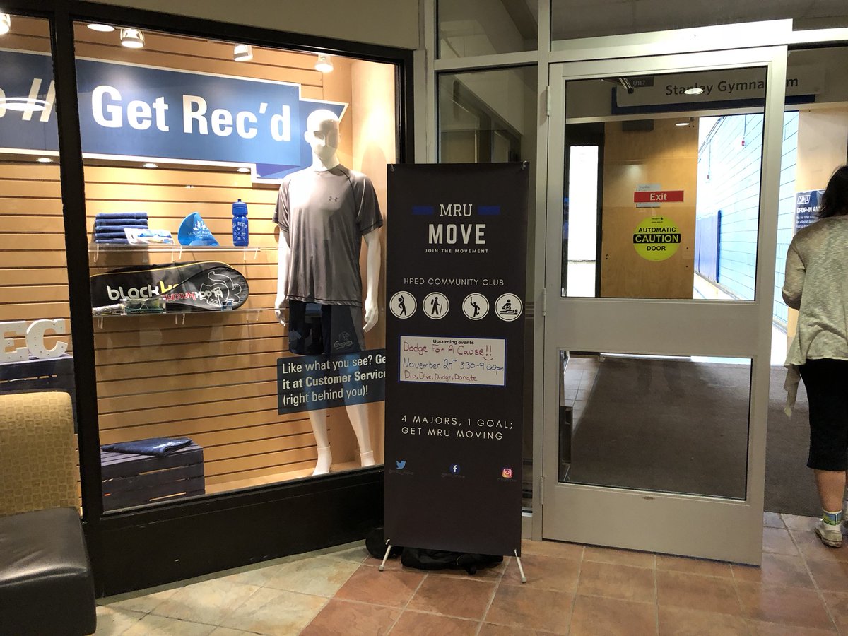 MRU_move's tweet photo. About to toss some balls around @MRUrecreation !  Dodge for a Cause and @KidsUpFrontCalg #mrumove #mrulife https://t.co/V0XQdioe0a