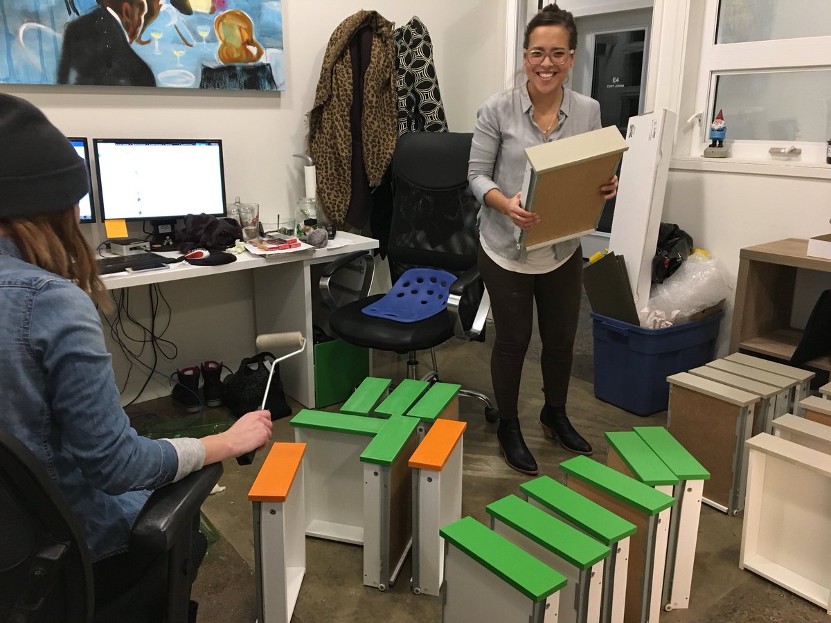Catapult_yeg's tweet photo. Slowly turning our new office space into the coziest of dwellings 👏🏻 #timbreyeg https://t.co/IqeHYU1suQ