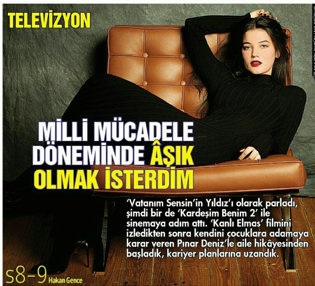 DiziciBagyan's tweet photo. Pınar Deniz - Hürriyet Cumartesi Röportajı #pınardeniz #VatanımSensin https://t.co/qVbX5ysVtV