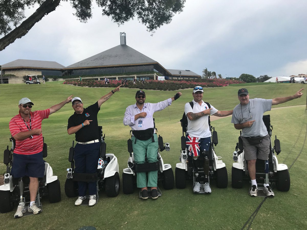 it's great to see <a href="/Empowergolf/">Empower Golf</a> Paragolfers out in force at the EAO, providing access for all at the open 🙌🏻 #inclusion