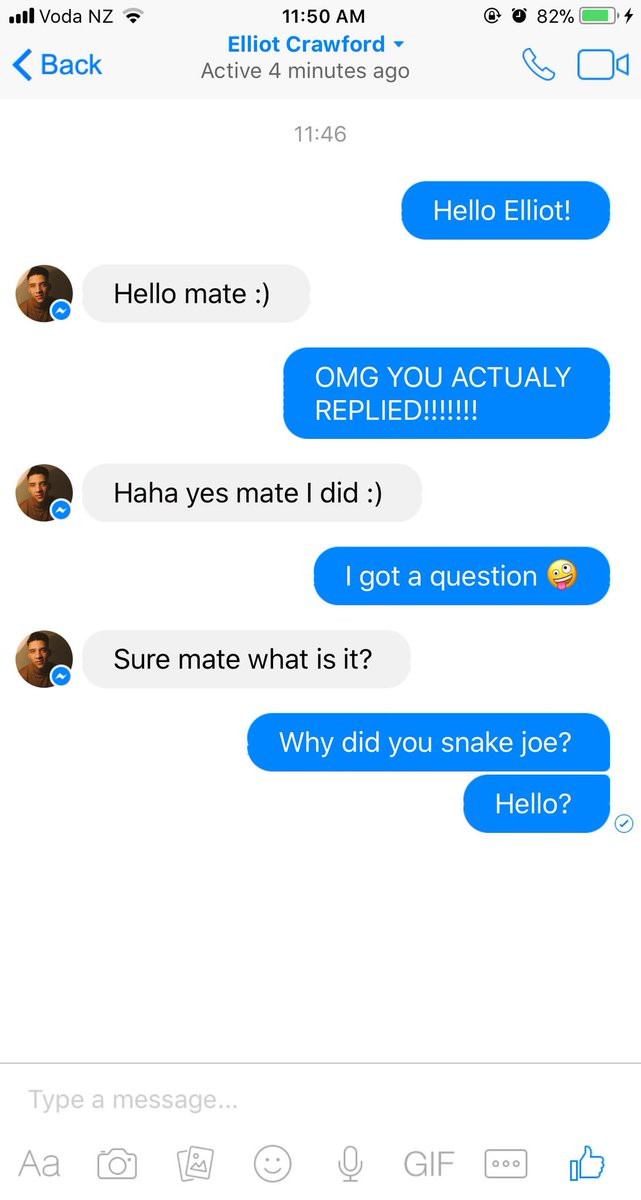 Ric3man101's tweet photo. @KSIOlajidebt Elliot is such a snake ahahahah @KSIOlajidebt he replied to me though https://t.co/n9wspqHnqL