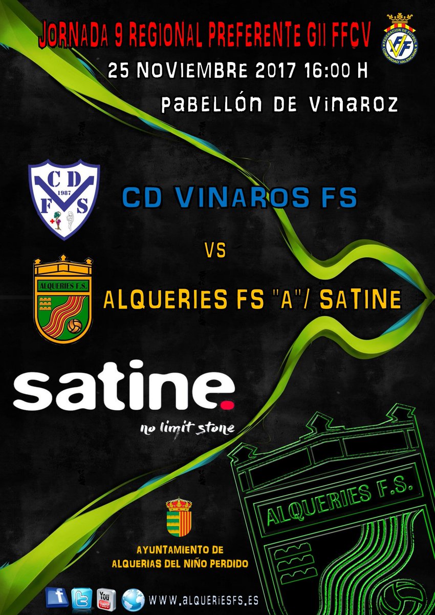 ALQUERIESFS's tweet photo. JORNADA SENIOR "A"
@ALQUERIESFS /SATINE https://t.co/C08yz0Vbob
